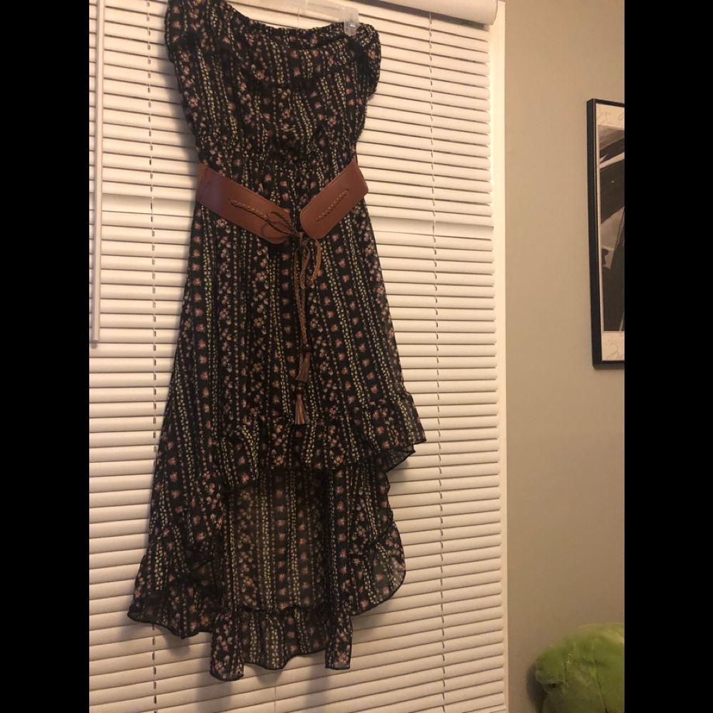 Xl High low dress with a Belt